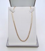 9ct. Yellow Gold 21" Curb Link Chain. JUST IN.