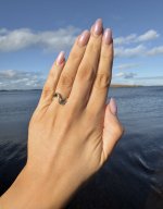 9ct. Gold Ring - Contemporary Abstract Design. NEW STOCK.