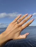 9ct. Gold Ring - Contemporary Abstract Design. NEW STOCK.