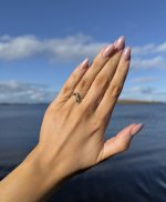 9ct. Gold Ring - Contemporary Abstract Design. NEW STOCK.