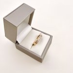 9ct. Gold Diamond 2-Row Half Eternity Ring. NEW STOCK.