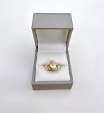 Hallmarked 9ct. Yellow Gold Claddagh Ring.