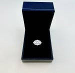 18ct. Yellow Gold Diamond Oval Set Ring. NEW STOCK.