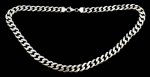 Heavy Silver Curb / Cuban Link Chain 19¾". NEW STOCK. 