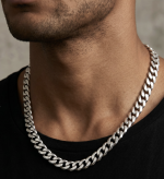 Heavy Silver Curb / Cuban Link Chain 19¾