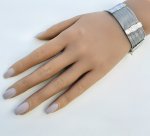 Edwardian Silver Mesh Bracelet. NEW STOCK. 