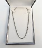 Vintage Silver Curb Link Chain 24" NEW STOCK.