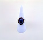 Silver Amethyst &amp; Garnet Ring. NEW STOCK.