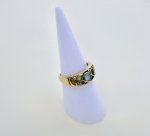 Hallmarked 9ct. Yellow Gold Multi-Gemstone Ring. NEW STOCK.