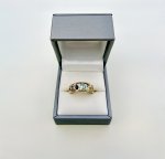 Hallmarked 9ct. Yellow Gold Multi-Gemstone Ring. NEW STOCK.