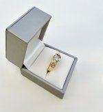 Hallmarked 9ct. Yellow Gold Multi-Gemstone Ring. NEW STOCK.