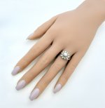Antique Style Cultured Pearl Ring in 9ct. Yellow Gold. NEW STOCK.