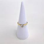 18ct. Yellow Gold ½ Carat Diamond Solitaire Ring - London 1989.  NEW IN STOCK.