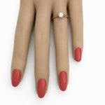 18ct. Yellow Gold ½ Carat Diamond Solitaire Ring - London 1989.  NEW IN STOCK.