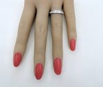 9ct. White Gold Half Eternity Ring. 0.33 carat. NEW IN STOCK.