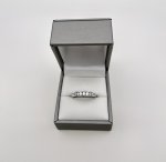 9ct. White Gold Half Eternity Ring. 0.33 carat. NEW IN STOCK.
