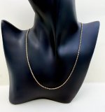 Italian 9ct. Yellow Gold Faceted Chain by UnoAErre - 46cm. NEW IN STOCK.