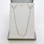 Italian 9ct. Yellow Gold Faceted Chain by UnoAErre - 46cm. NEW IN STOCK.
