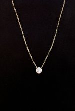 0.79ct. IGI Certified Lab-Grown Diamond Solitaire Pendant in 9ct. Yellow Gold. NEW IN STOCK.