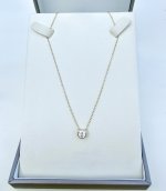 0.79ct. IGI Certified Lab-Grown Diamond Solitaire Pendant in 9ct. Yellow Gold. NEW IN STOCK.
