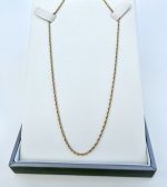9ct Yellow Gold Multi-Strand Chain Necklace with Bolt Ring Clasp. NEW IN STOCK.