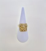 9ct. Yellow Gold Citrine Statement Ring - Marquise &amp; Round-Cut Design. NEW IN STOCK.