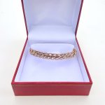 Italian 9ct. Yellow Gold Curb Link Bracelet – 10mm Wide.  NEW IN STOCK.