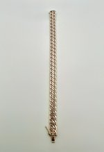 Italian 9ct. Yellow Gold Curb Link Bracelet – 10mm Wide.  NEW IN STOCK.