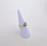 9ct. Yellow Gold Cultured Pearl &amp; Diamond Ring. NEW IN STOCK.