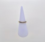 9ct. Yellow Gold Diamond Half Eternity Ring - 11 Diamonds. NEW IN STOCK.