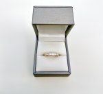18ct. Yellow Gold Baguette Diamond Half Eternity Ring. NEW IN STOCK.