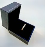 14ct. Yellow Gold Diamond Half Eternity Ring - 14 Diamonds. NEW IN STOCK.