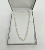Classic 6mm. Cultured Pearl Single-Row Necklace with 9ct. Yellow Gold Clasp.  NEW IN STOCK.
