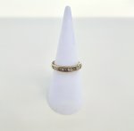 9ct. Yellow Gold Princess-Cut Diamond Half Eternity Ring. NEW IN STOCK.