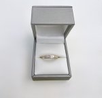 9ct. Yellow Gold Princess-Cut Diamond Half Eternity Ring. NEW IN STOCK.