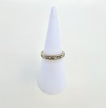 9ct. Yellow Gold Princess-Cut Diamond Half Eternity Ring. NEW IN STOCK.