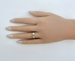 9ct. Yellow Gold Emerald &amp; Diamond Ring. NEW IN STOCK.